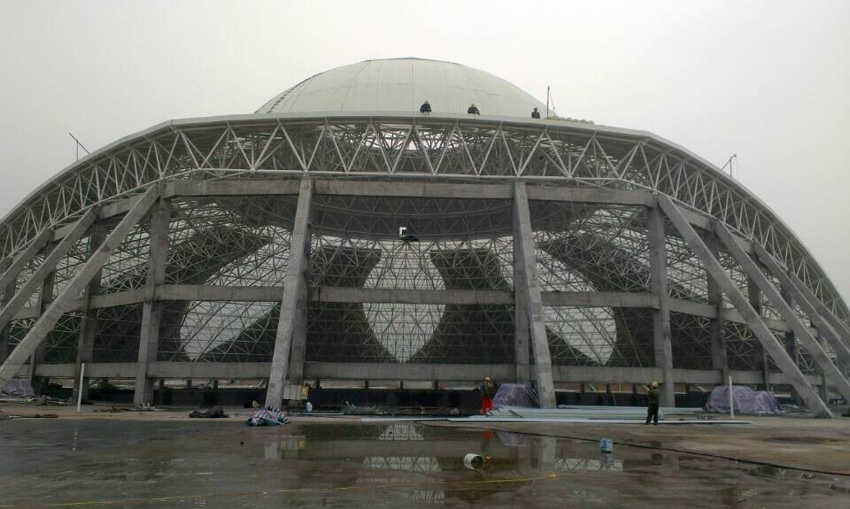 朝阳温泉馆网架工程